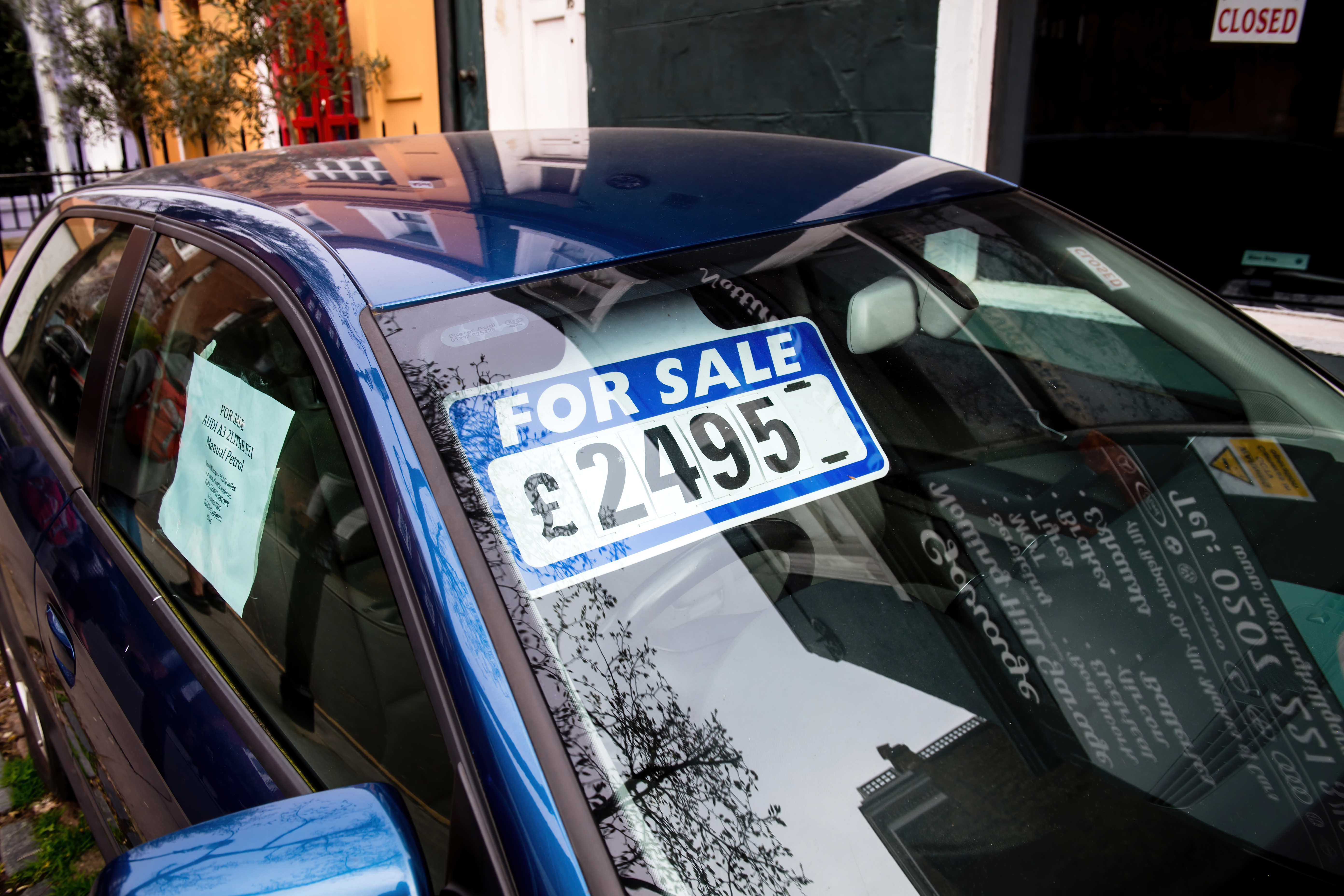Car For Sale Sign