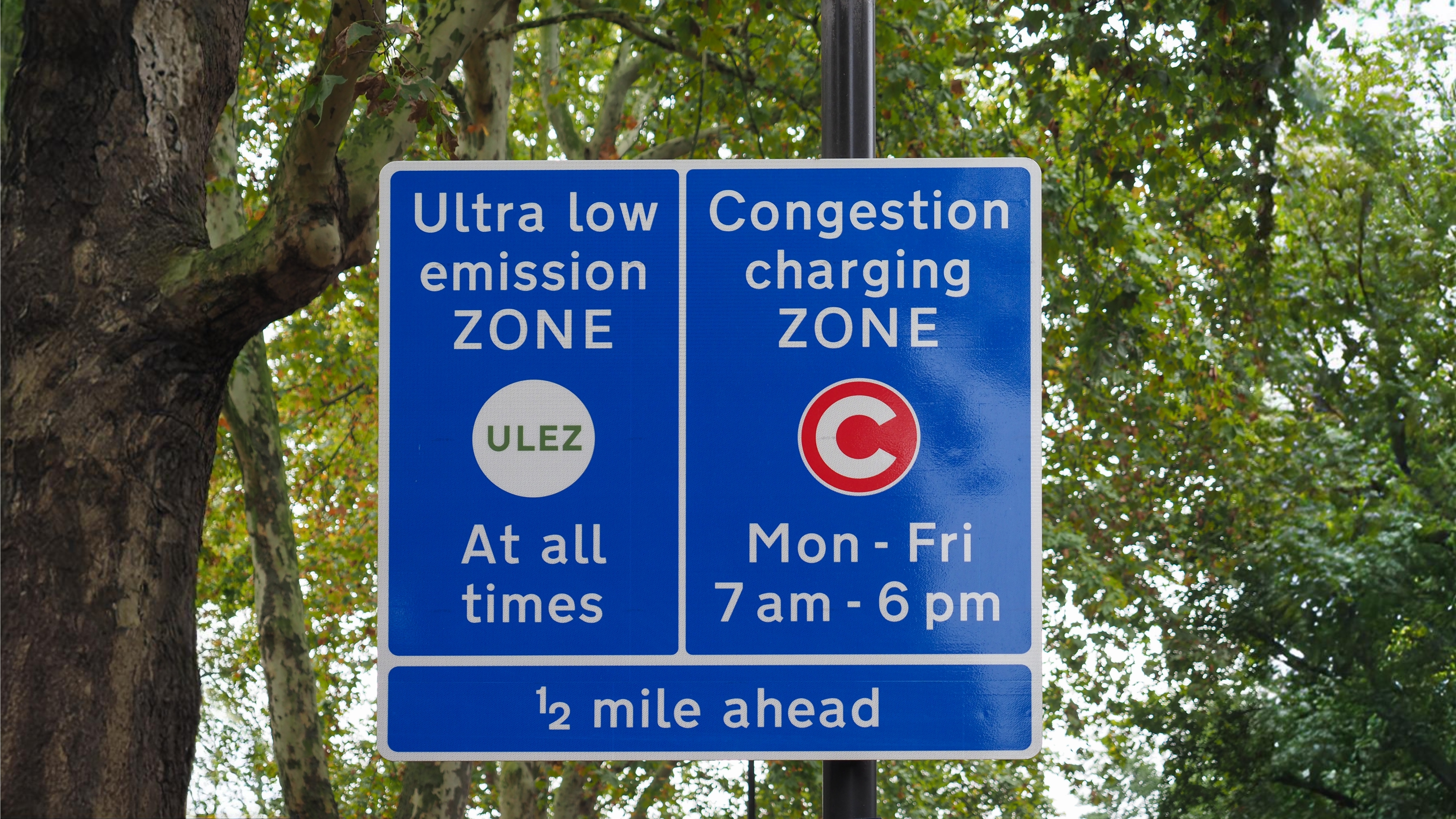 ULEZ And Congestion Sign